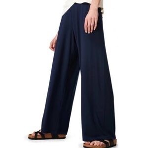 Sweaty Betty Navy Wide Leg Pants